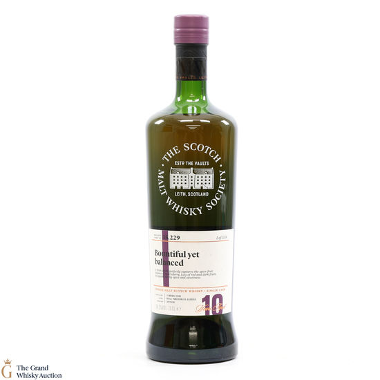 Glen Moray - 10 Year Old SMWS 35.229 Bountiful yet balanced