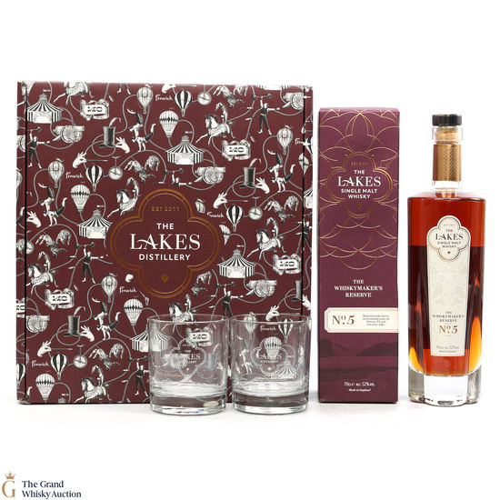 The Lakes - Whiskymaker's Reserve No.5 - 140th Anniversary Gift Set (1 x 70cl)