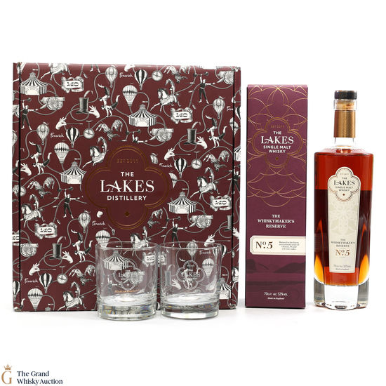 The Lakes - Whiskymaker's Reserve No.5 - 140th Anniversary Gift Set (1 x 70cl)