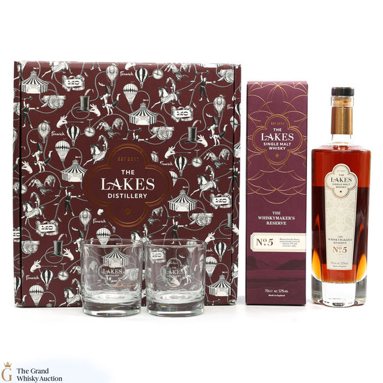 The Lakes - Whiskymaker's Reserve No.5 - 140th Anniversary Gift Set (1 x 70cl)