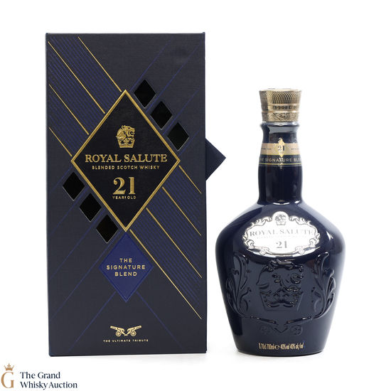 Chivas - Royal Salute - 21 Year Old - Sapphire Flagon