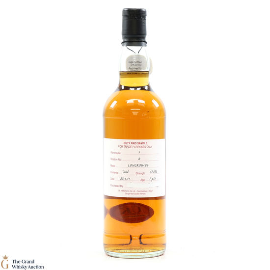 Longrow - 7 Year Old Fresh Sherry 2015 Duty Paid Sample 