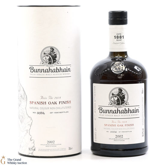 Bunnahabhain - 2002 Spanish Oak Finish - Fèis Ìle 2018