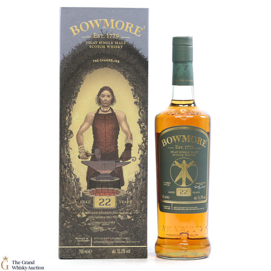 Bowmore - 22 Year Old - Frank Quitely - The Changeling