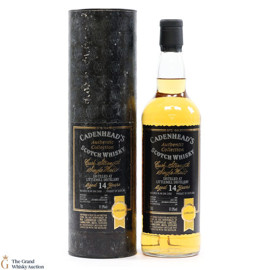 Littlemill - 14 Year Old 1989 - Cadenhead's Cask Strength