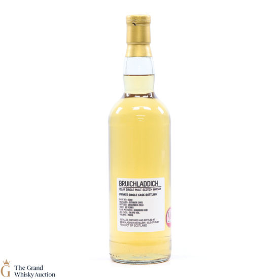 Bruichladdich - 15 Year Old 2001 - Private Single Cask #560