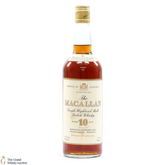 Macallan - 10 Year Old (1980s) 75cl