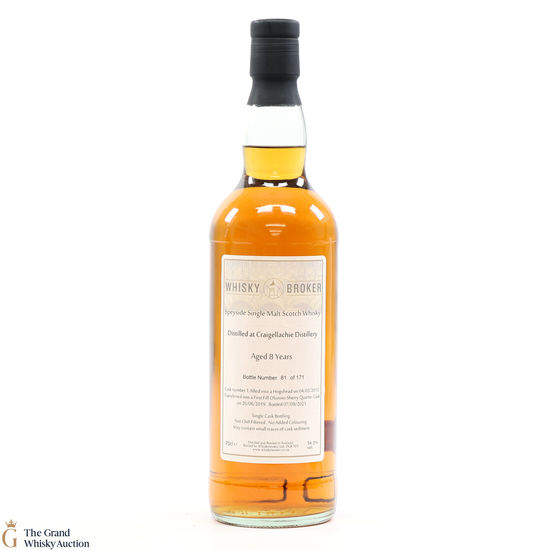 Craigellachie - 8 Year Old 2013 - Whisky Broker #1