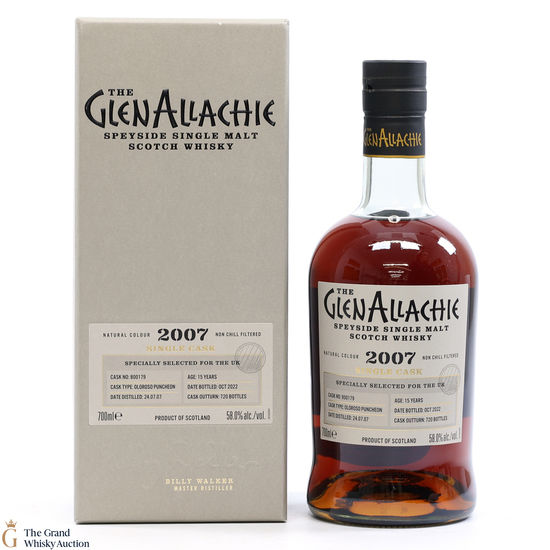 Glenallachie - 15 Year Old #800179 Single Oloroso Puncheon UK Exclusive