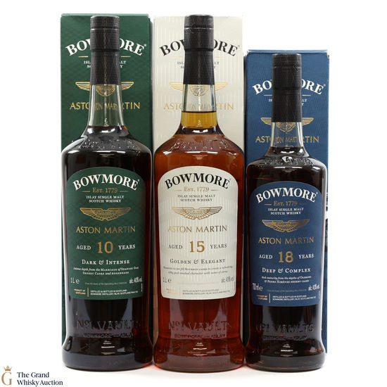 Bowmore - Aston Martin - Edition 1,2 & 3