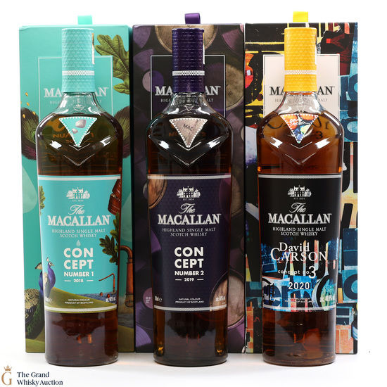 Macallan - Concept No.1, No.2 + No.3 (3 x 70cl)