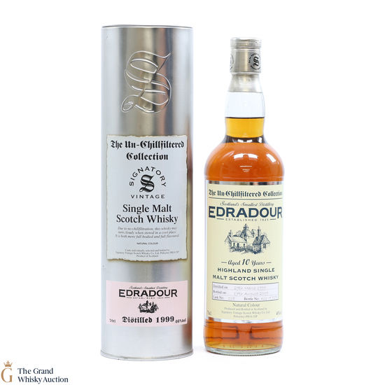 Edradour - 10 Year Old 1999 #118 - Signatory The Un-Chillfiltered Collection