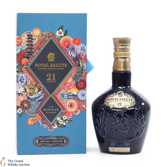 Chivas - Royal Salute - 21 Year Old - Sapphire Flagon
