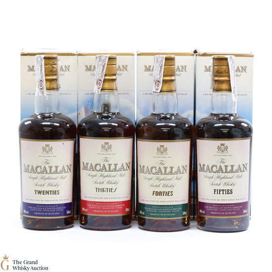Macallan - Travel Decades Series (4 x 50cl)