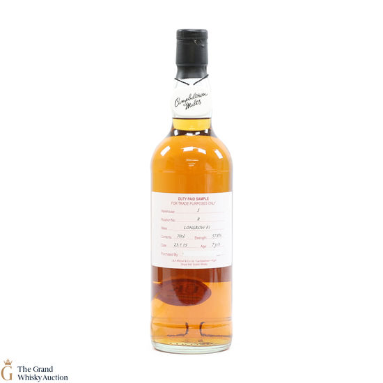 Longrow - 7 Year Old Fresh Sherry 2015 Duty Paid Sample 