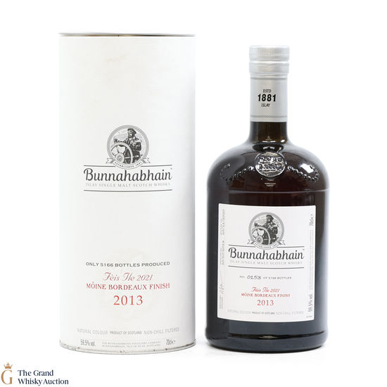 Bunnahabhain - Moine Bordeaux Finish 2013 - Feis Ile 2021
