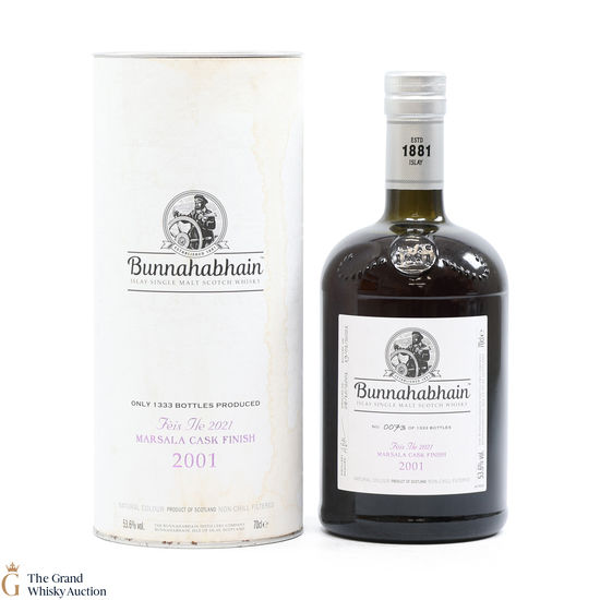 Bunnahabhain - Marsala Cask Finish 2001 - Feis Ile 2021