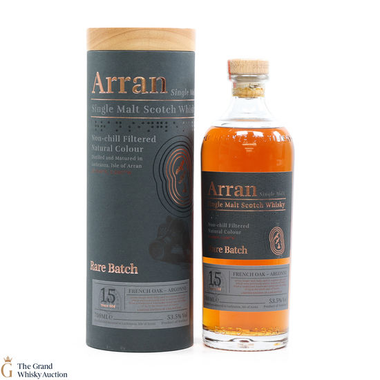 Arran -15 Year Old - French Oak Argonne - Rare Batch