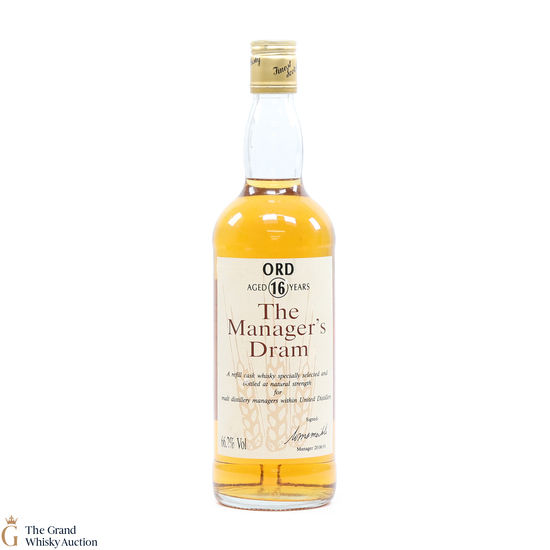 Glen Ord - 16 Year Old Manager's Dram 1991