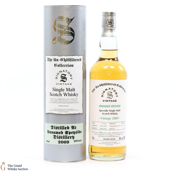 Speyside - 13 Year Old 2009 Signatory Refill Butt #44