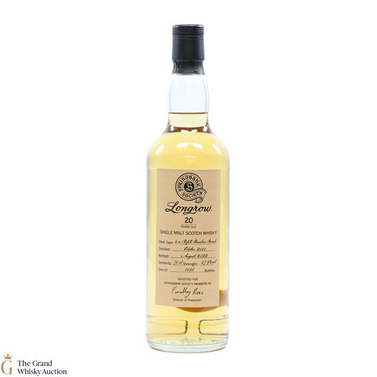 Longrow - 20 Year Old 2001- Springbank Society 2022