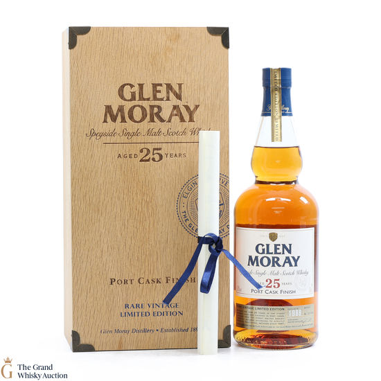 Glen Moray - 25 Year Old Vintage 1988 - Port Cask Finish Glen Moray - 25 Year Old Vintage 1988 - Port Cask Finish