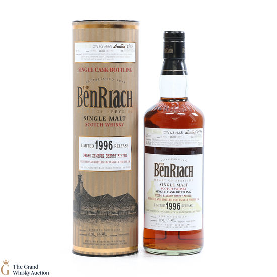 Benriach - 18 Year Old #3607 1996 Single Cask Pedro Ximenez Finish
