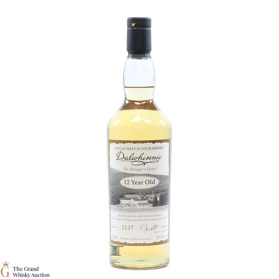 Dalwhinnie - 12 Year Old - Manager's Dram 2009