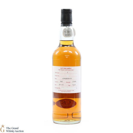 Longrow - 7 Year Old Fresh Sherry 2015 Duty Paid Sample 