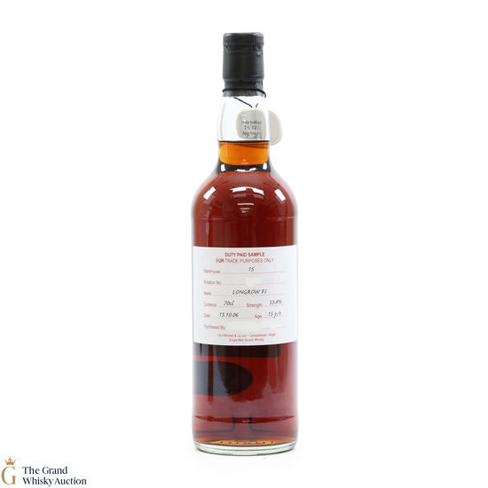 Longrow - 15 Year Old Fresh Sherry 2006 Duty Paid Sample 