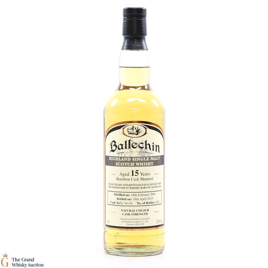 Ballechin - 15 Year Old 2004 #74 + #76 IWBOS