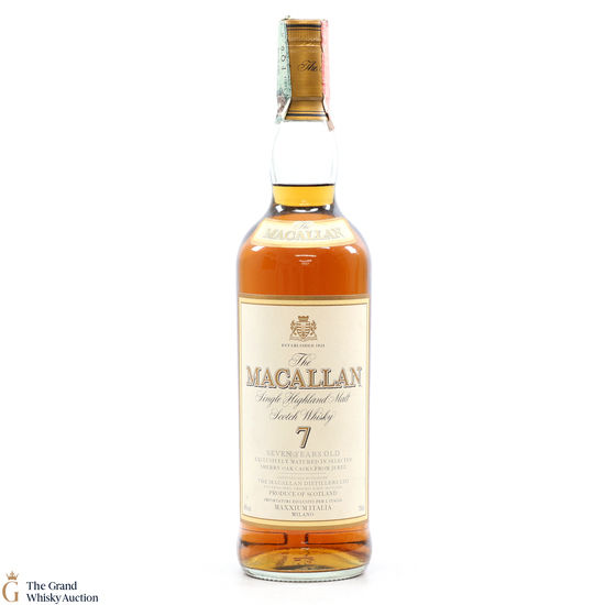 Macallan - 7 Year Old Maxxium Italia Import