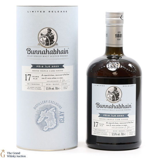 Bunnahabhain - 17 Year Old Mòine Triple Cask Finish - Fèis Ìle 2023