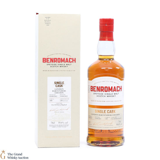 Benromach - 2012 Single Cask #599 - London Bartenders Edition