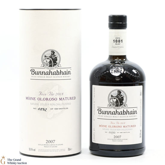 Bunnahabhain - 2007 Moine Oloroso - Fèis Ìle 2018