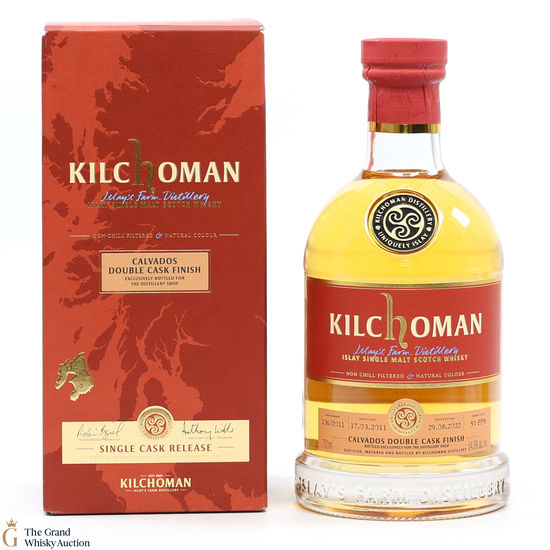 Kilchoman - 11 Year Old 2011 - Calvados Double Cask - Distillery Shop Exclusive #136