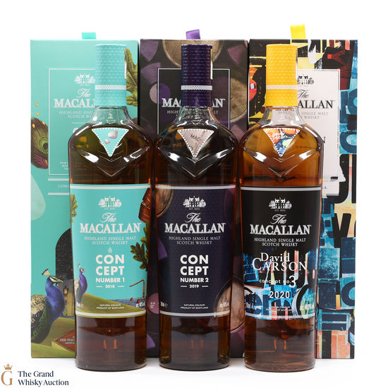 Macallan - Concept No.1, No.2 + No.3 (3 x 70cl)