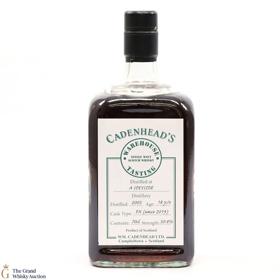 Speyside - 18 Year Old 2003 - Cadenhead's Warehouse Tasting