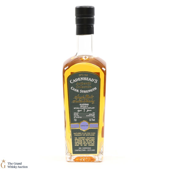 Kilkerran - 7 Year Old 2015 - Cadenhead's Authentic Collection