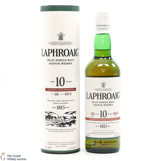 Laphroaig - 10 Year Old - Original Cask Strength Batch #008