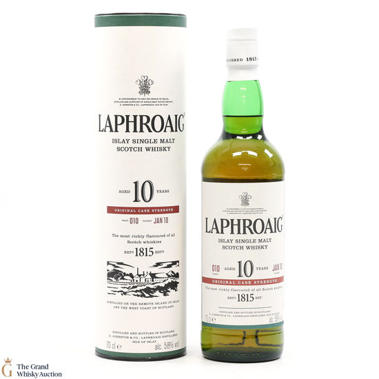 Laphroaig - 10 Year Old - Original Cask Strength Batch #010
