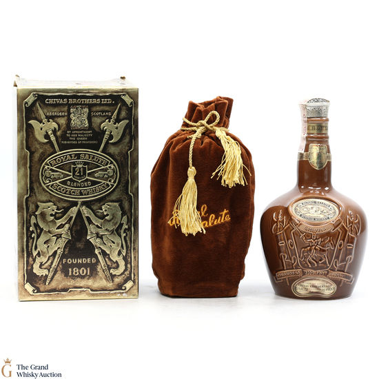 Chivas - Royal Salute - 21 Year Old -  Brown Spode Flagon (75cl)