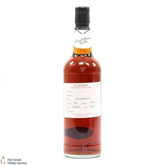 Hazelburn - 14 Year Old Fresh Sherry 2008 Duty Paid Sample 55.9%