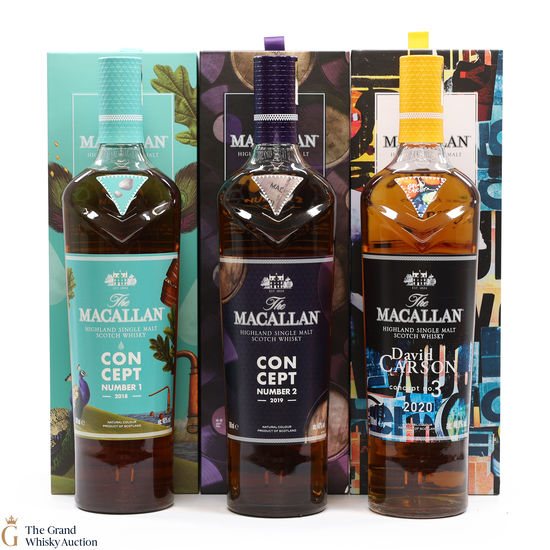 Macallan - Concept No.1, No.2 + No.3 (3 x 70cl)