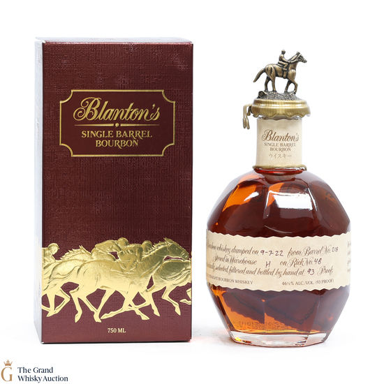 Blanton's - Single Barrel - Dumped 2022 / Japanese Import 75cl