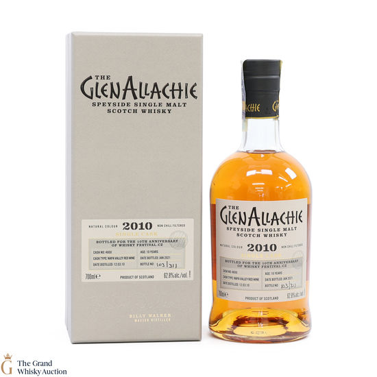 GlenAllachie - 10 Year Old 2010 Single Cask #4600