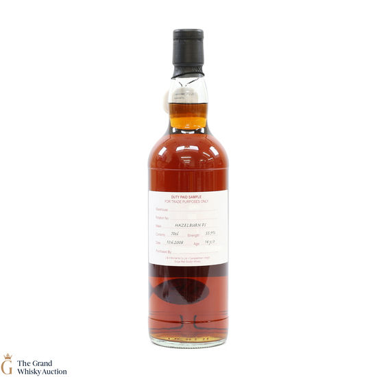 Hazelburn - 14 Year Old Fresh Sherry 2008 Duty Paid Sample 55.9%