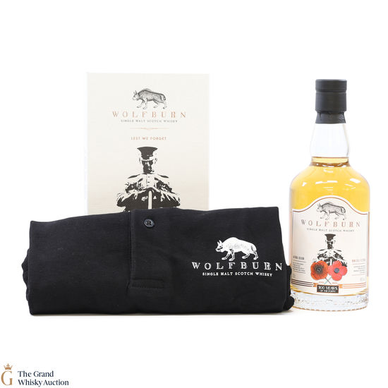 Wolfburn - Lest We Forget - 100 Years of the Poppy 2021 + Wolfburn Polo Shirt