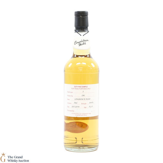 Longrow - 8 Year Old - 2014 Duty Paid Sample Refill Rum 