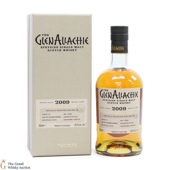 Glenallachie - 13 Year Old 2009 Single Sauternes Barrique #3712